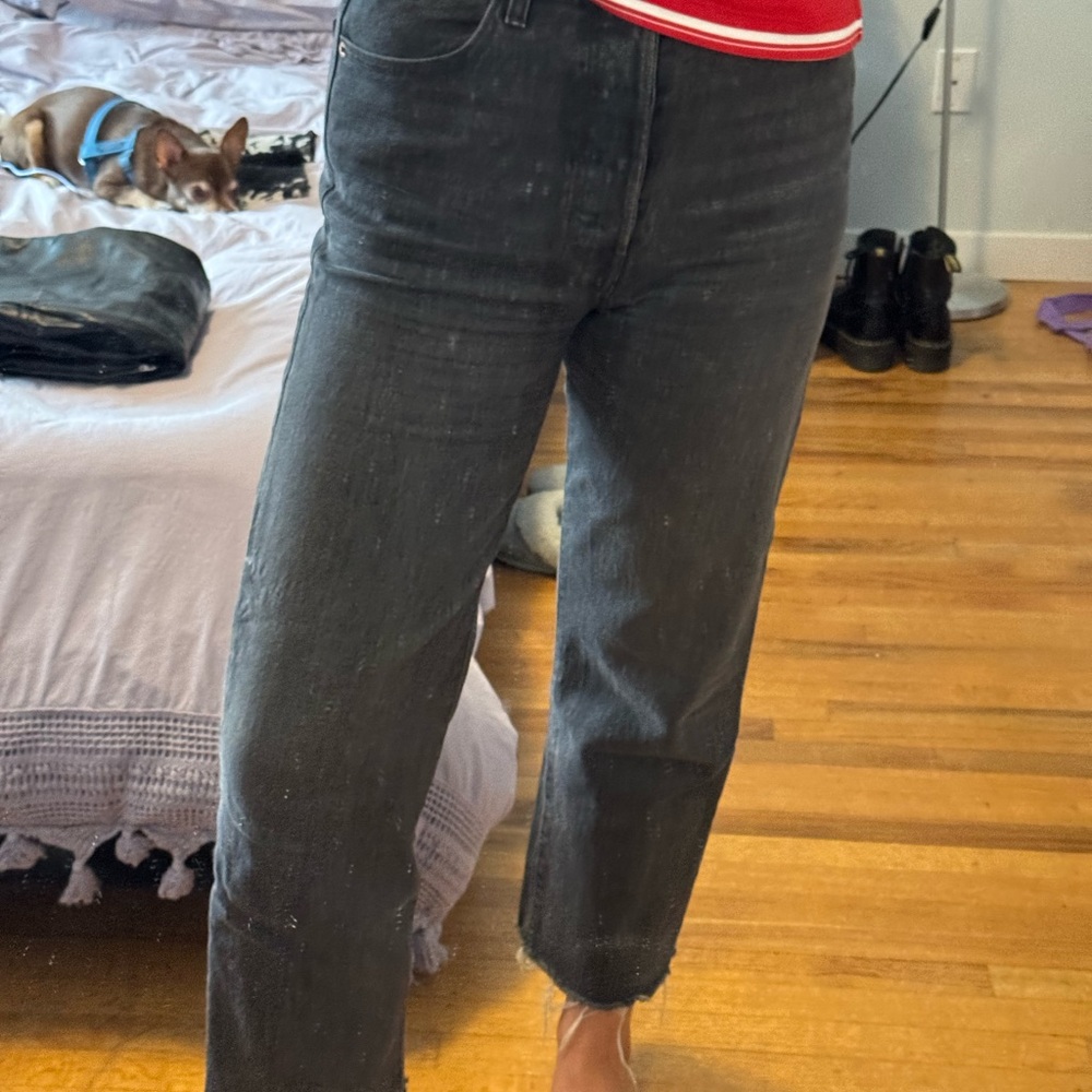 Levi's Women's washed Black Jeans